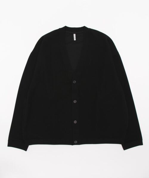 VIBGYOR(ヴィブジョー)の「ふくれジャガード ポケ付Vカーデ L/S ドライタッチ(カーディガン/ボレロ・メンズ・グレー/ブラック/グリーン系その他2・MEDIUM/LARGE)」の2枚目の写真