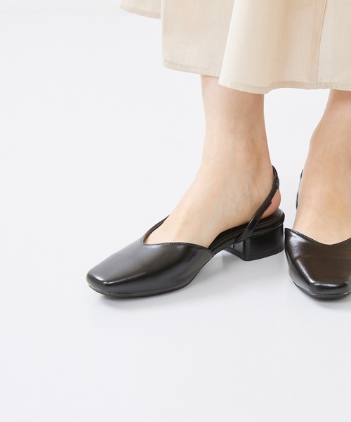 menue(メヌエ)の「スリングバック 3cmヒール パンプス(パンプス・レディース・グレイッシュベージュ/モカ/ブラック/アイボリー/ピンク・22.0cm/22.5cm/26.0cm/26.5cm/23.5cm/24.0cm/25.5cm/23.0cm/24.5cm/25.0cm/21.5cm)」の11枚目の写真