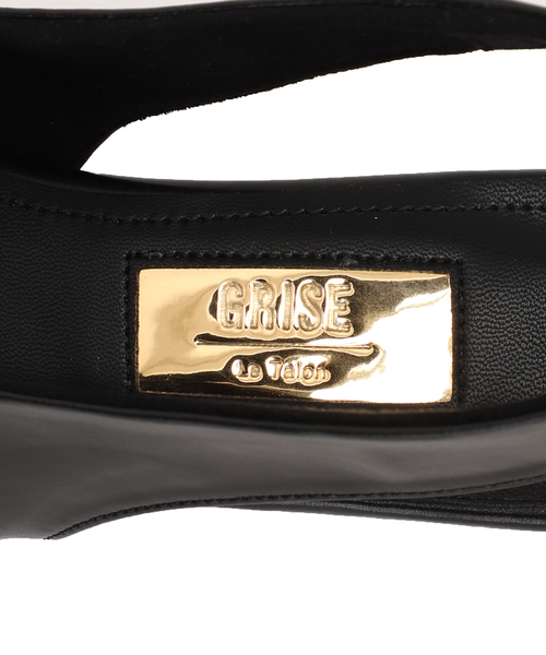 GRISE(グリーズ)の「《追加》GRISE 4cmポインテッドUカットスリングバック(パンプス・レディース・ブラック系その他/アイボリー/キャメル/カーキ・22.5cm/23cm/23.5cm/24cm/24.5cm/25cm/22cm)」の11枚目の写真