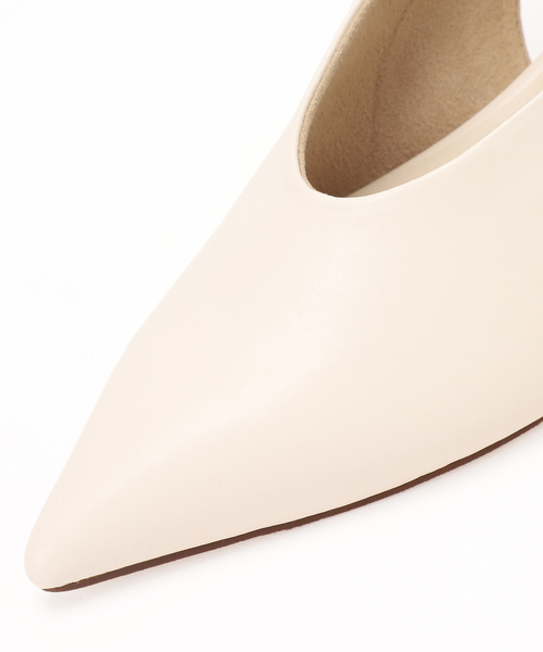 GRISE(グリーズ)の「《追加》GRISE 4cmポインテッドUカットスリングバック(パンプス・レディース・ブラック系その他/アイボリー/キャメル/カーキ・22.5cm/23cm/23.5cm/24cm/24.5cm/25cm/22cm)」の13枚目の写真