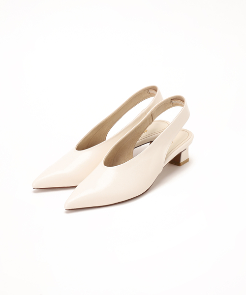 GRISE(グリーズ)の「《追加》GRISE 4cmポインテッドUカットスリングバック(パンプス・レディース・ブラック系その他/アイボリー/キャメル/カーキ・22.5cm/23cm/23.5cm/24cm/24.5cm/25cm/22cm)」の16枚目の写真