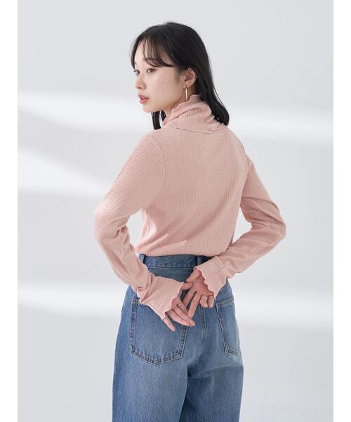 earth music&ecology(アースミュージックアンドエコロジー)の「ジャガードハイネックメローインナー(インナーウェア/肌着・レディース・ミント/ピンク/ブラック/アイボリー・M/S)」の21枚目の写真