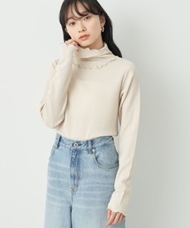 ジャガードハイネックメローインナー