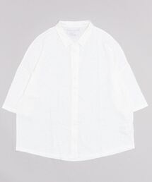 MAJESTIC FILATURES（マジェスティックフィラチュール）の「MAJESTIC FILATURES/マジェスティックフィラチュール/Stretch Linen Shirt（シャツ/ブラウス・レディース）」