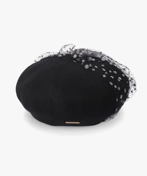 kaorinomori(カオリノモリ)の「kaorinomori ロマネコエテベレー(ハンチング/ベレー帽・レディース・ライトパープル/ブラック/アイボリー/ベージュ・M/57.5cm)」の12枚目の写真