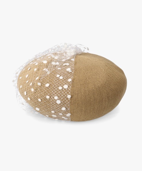 kaorinomori(カオリノモリ)の「kaorinomori ロマネコエテベレー(ハンチング/ベレー帽・レディース・ライトパープル/ブラック/アイボリー/ベージュ・M/57.5cm)」の19枚目の写真