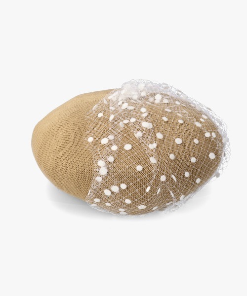 kaorinomori(カオリノモリ)の「kaorinomori ロマネコエテベレー(ハンチング/ベレー帽・レディース・ライトパープル/ブラック/アイボリー/ベージュ・M/57.5cm)」の21枚目の写真