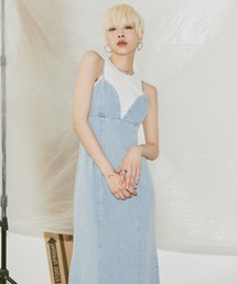 Happy John | mermaid denim cami dress/マーメイドデニムキャミワンピース(ワンピース)