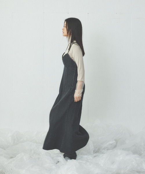ワンピース Capri Mermaid Dress Happy John（ハッピージョン）の「mermaid denim cami dress