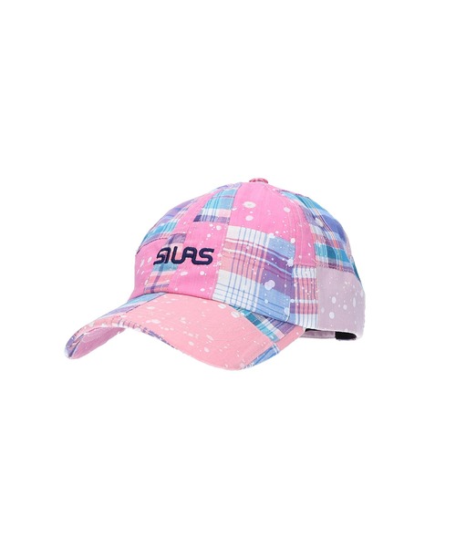 SILAS(サイラス)の「SPLASH PATCHWORK CAP(キャップ・メンズ・ライトブルー/ピンク・ONE SIZE)」の2枚目の写真