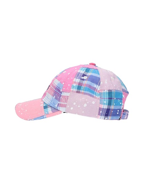 SILAS(サイラス)の「SPLASH PATCHWORK CAP(キャップ・メンズ・ライトブルー/ピンク・ONE SIZE)」の7枚目の写真