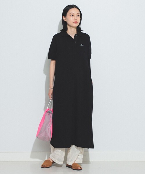 LACOSTE x BEAMS BOY 別注ピケワンピース M 23SS BEAMS BOY（ビームスボーイ）の「LACOSTE for BEAMS BOY / 別注 ピケ