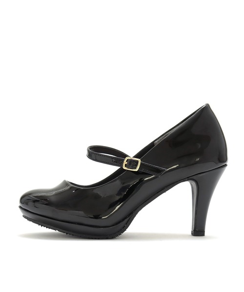 grandfleur（グランドフルール）の「ストーム入りラウンドトゥストラップフォーマルパンプス（パンプス・レディース・ブラック系その他/ブラック・23.0cm/24.5cm/22.5cm/24.0cm/23.5cm）」の4枚目の写真