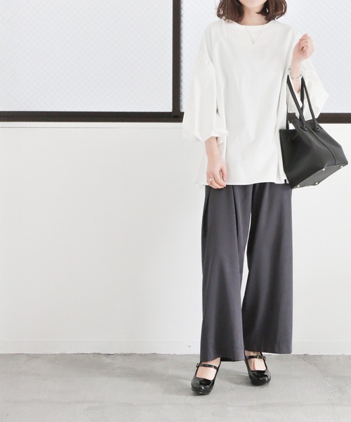 grandfleur（グランドフルール）の「ストーム入りラウンドトゥストラップフォーマルパンプス（パンプス・レディース・ブラック系その他/ブラック・23.0cm/24.5cm/22.5cm/24.0cm/23.5cm）」の16枚目の写真