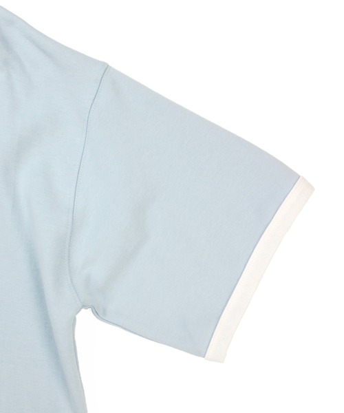 Universal Style Wear（ユニバーサルスタイルウェア）の「Universal Style Wear リンガー ルーズ Tee（Tシャツ/カットソー・メンズ・サックスブルー/オートミール/ベージュ/ホワイト・LARGE/MEDIUM/X-LARGE）」の18枚目の写真