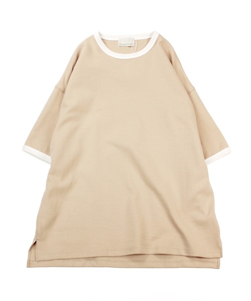 Universal Style Wear（ユニバーサルスタイルウェア）の「Universal Style Wear リンガー ルーズ Tee（Tシャツ/カットソー・メンズ・サックスブルー/オートミール/ベージュ/ホワイト・LARGE/MEDIUM/X-LARGE）」の20枚目の写真