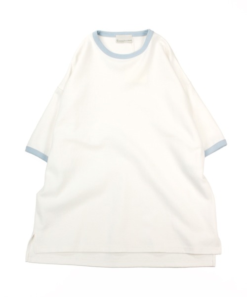 Universal Style Wear（ユニバーサルスタイルウェア）の「Universal Style Wear リンガー ルーズ Tee（Tシャツ/カットソー・メンズ・サックスブルー/オートミール/ベージュ/ホワイト・LARGE/MEDIUM/X-LARGE）」の19枚目の写真