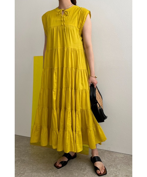 最安挑戦！ 新品未使用/YELLO/PALM DRESS/ロングワンピース ワンピース