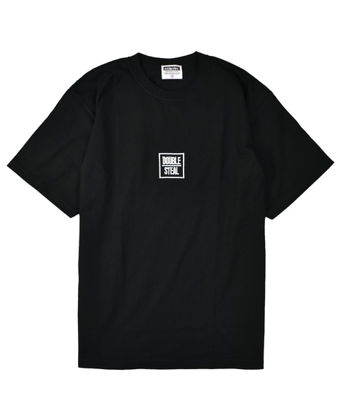 DOUBLE STEAL(ダブルスティール)の「スクエア刺繍 Tシャツ(Tシャツ/カットソー・メンズ・ホワイト/ライトブルー/ブラック/パープル/イエロー・MEDIUM/LARGE/X-LARGE/XX-LARGE)」の3枚目の写真