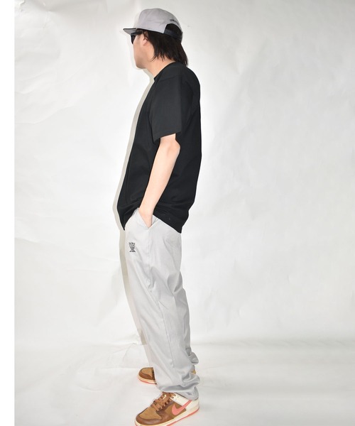 DOUBLE STEAL(ダブルスティール)の「スクエア刺繍 Tシャツ(Tシャツ/カットソー・メンズ・ホワイト/ライトブルー/ブラック/パープル/イエロー・MEDIUM/LARGE/X-LARGE/XX-LARGE)」の14枚目の写真