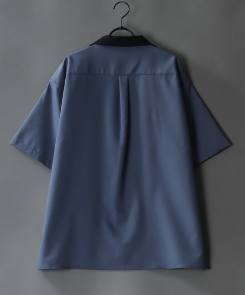 SITRY(シトリー)の「T/R wide silhouette cleric open collar shirt/ワイドシルエット クレリック オープンカラーシャツ(シャツ/ブラウス・メンズ・ベージュ/カーキ/サックスブルー/グリーン/ブラック/オフホワイト/モカ・L/XL/M)」の12枚目の写真