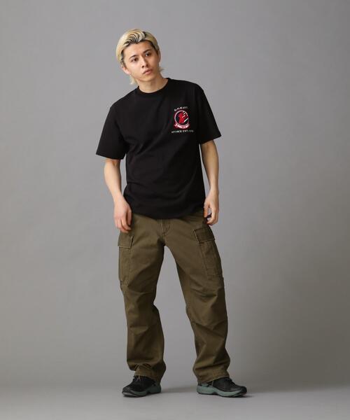 AVIREX（アヴィレックス）の「TOP GUN SHEETING PATCH T-SHIT / トップガン シーチング パッチ Tシャツ / AVIREX / アヴィレックス（Tシャツ/カットソー・メンズ・ホワイト/ブラック/オレンジ/ネイビー・M/L/2XL/XL）」の7枚目の写真