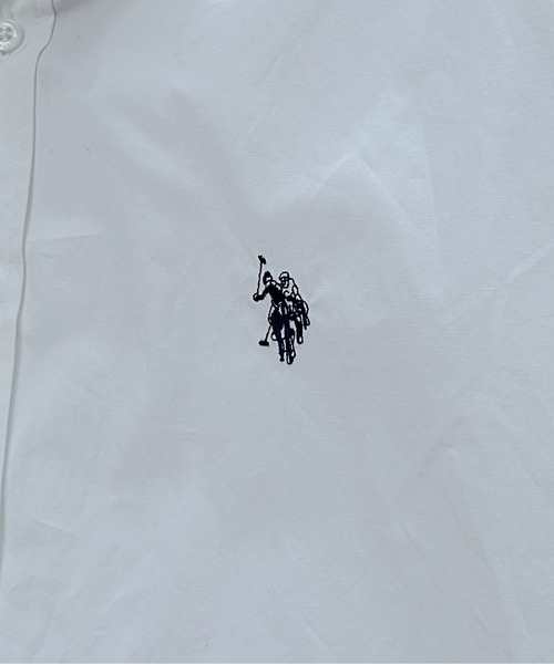 U.S. POLO ASSN.(ユーエスポロアッスン)の「半袖ビッグシャツ(シャツ/ブラウス・メンズ・イエロー/インディゴブルー/ブルー/ホワイト/サックスブルー/ネイビー/ホワイト系その他・MEDIUM/LARGE)」の8枚目の写真
