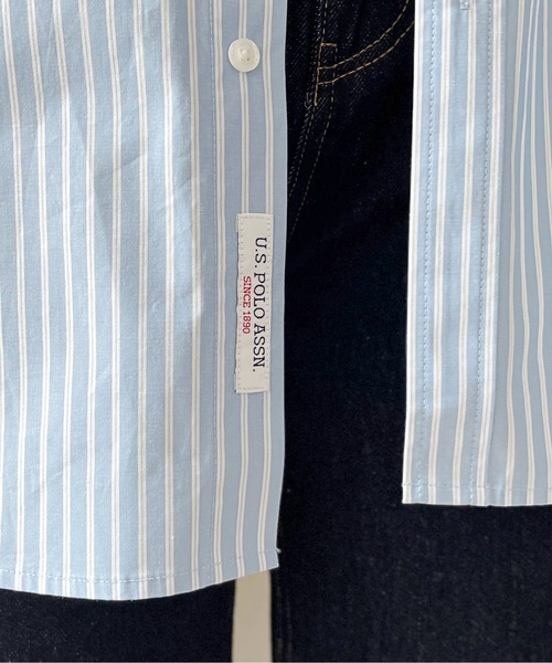 U.S. POLO ASSN.(ユーエスポロアッスン)の「半袖ビッグシャツ(シャツ/ブラウス・メンズ・イエロー/インディゴブルー/ブルー/ホワイト/サックスブルー/ネイビー/ホワイト系その他・MEDIUM/LARGE)」の15枚目の写真