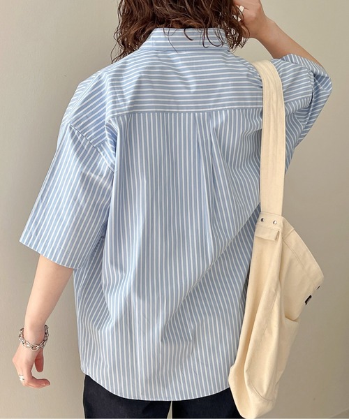 U.S. POLO ASSN.(ユーエスポロアッスン)の「半袖ビッグシャツ(シャツ/ブラウス・メンズ・イエロー/インディゴブルー/ブルー/ホワイト/サックスブルー/ネイビー/ホワイト系その他・MEDIUM/LARGE)」の9枚目の写真