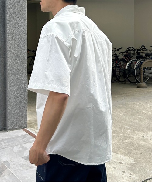 U.S. POLO ASSN.(ユーエスポロアッスン)の「半袖ビッグシャツ(シャツ/ブラウス・メンズ・イエロー/インディゴブルー/ブルー/ホワイト/サックスブルー/ネイビー/ホワイト系その他・MEDIUM/LARGE)」の19枚目の写真