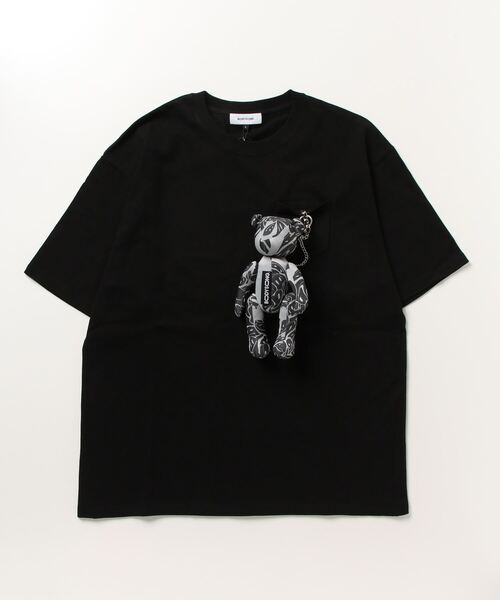 bodysong.（ボディソング）の「BODYSONG./ボディソング/別注Pocket Charm TEE（Tシャツ/カットソー・メンズ・ブラック/ホワイト・L）」の2枚目の写真