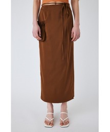 WAIST TIE SATIN スカート