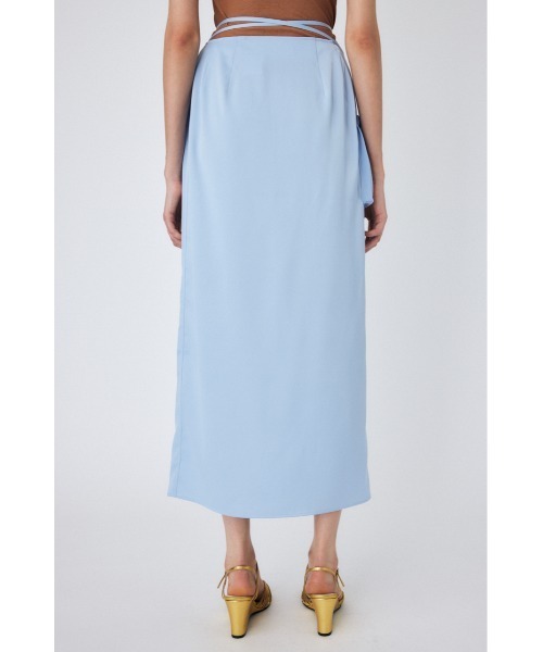 MOUSSY（マウジー）の「WAIST TIE SATIN スカート（スカート・レディース・ライトブルー/ブラウン/オレンジ・1/2）」の15枚目の写真