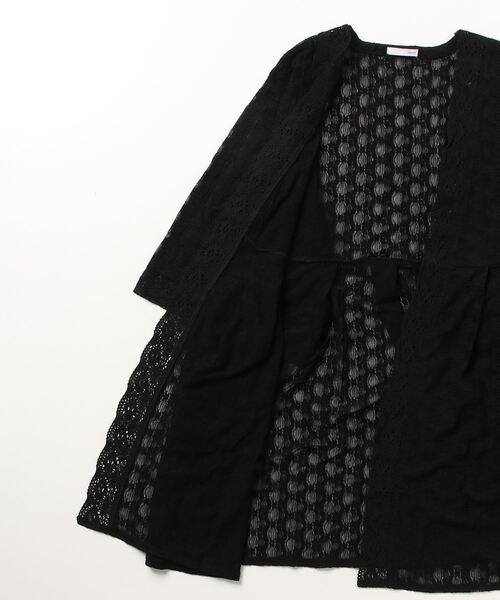 sandy（サンディー）の「sandy/レースガウンC/O（カーディガン/ボレロ・レディース・ブラック/オフホワイト/グレー系その他・FREE）」の5枚目の写真