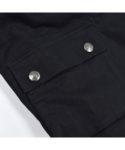 WASK（ワスク）の「WASK/5.5分丈リネンストレッチカーゴパンツ（カーゴパンツ・キッズ・ベージュ/ブラック・120/130/140/150/160/110/100）」の10枚目の写真