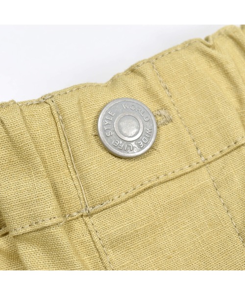 WASK（ワスク）の「WASK/5.5分丈リネンストレッチカーゴパンツ（カーゴパンツ・キッズ・ベージュ/ブラック・120/130/140/150/160/110/100）」の15枚目の写真
