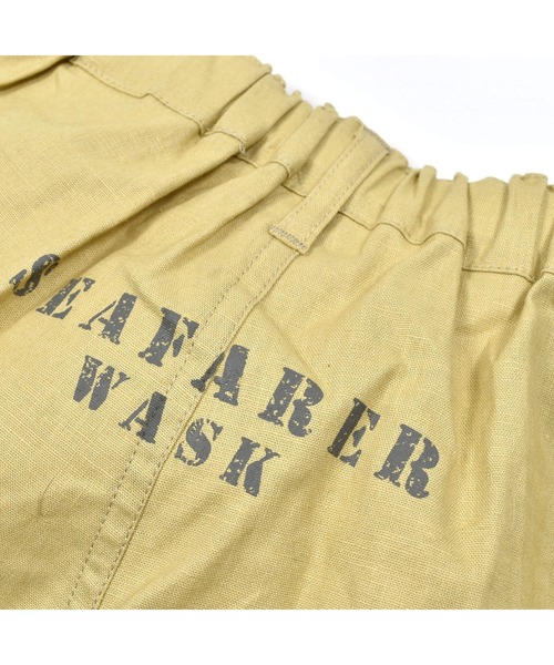 WASK（ワスク）の「WASK/5.5分丈リネンストレッチカーゴパンツ（カーゴパンツ・キッズ・ベージュ/ブラック・120/130/140/150/160/110/100）」の17枚目の写真