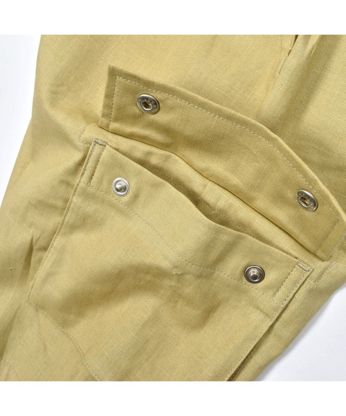 WASK（ワスク）の「WASK/5.5分丈リネンストレッチカーゴパンツ（カーゴパンツ・キッズ・ベージュ/ブラック・120/130/140/150/160/110/100）」の19枚目の写真