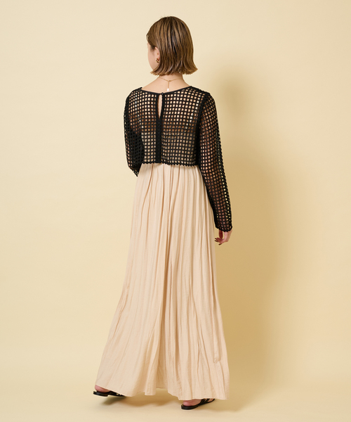 U by SPICK&SPAN（ユーバイスピックアンドスパン）の「フラワーレースプルオーバー（シャツ/ブラウス・レディース・ブラック/アイボリー・FREE）」の10枚目の写真