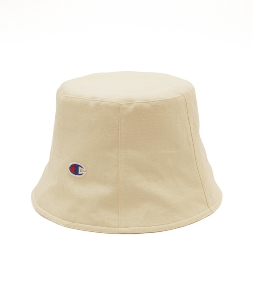 Champion（チャンピオン）の「【Champion/チャンピオン別注】麻混ギャザーデザインハット（ハット・レディース・ブラック/キナリ・FREE）」の4枚目の写真