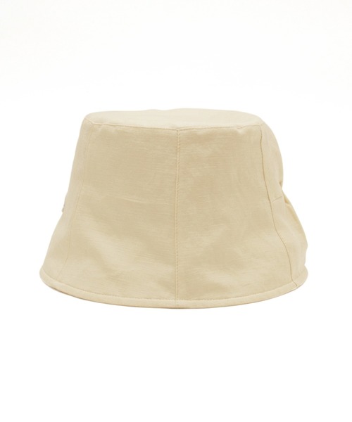 Champion（チャンピオン）の「【Champion/チャンピオン別注】麻混ギャザーデザインハット（ハット・レディース・ブラック/キナリ・FREE）」の5枚目の写真