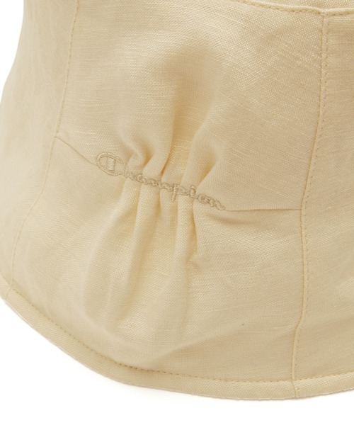 Champion（チャンピオン）の「【Champion/チャンピオン別注】麻混ギャザーデザインハット（ハット・レディース・ブラック/キナリ・FREE）」の10枚目の写真