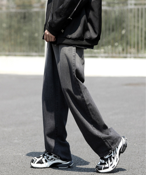 neos(ネオス)の「【neos -addictive design-】ルーズシルエット グラデーション ワイド デニム パンツ(デニムパンツ・メンズ・ブラック/ブルー・MEDIUM/LARGE/X-LARGE)」の7枚目の写真