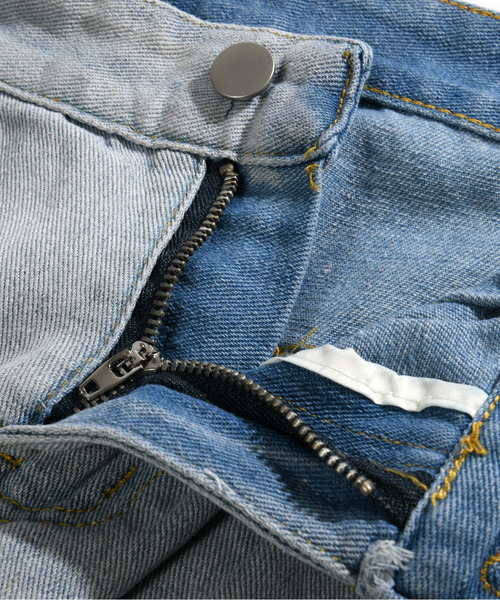 neos(ネオス)の「【neos -addictive design-】ルーズシルエット グラデーション ワイド デニム パンツ(デニムパンツ・メンズ・ブラック/ブルー・MEDIUM/LARGE/X-LARGE)」の15枚目の写真