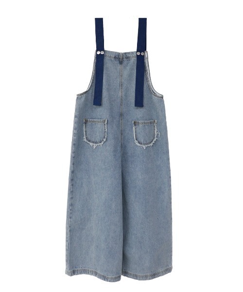 ISOOK（アイスー）の「Design denim overall / デザインデニム
