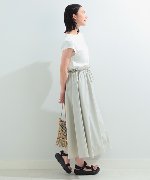 RayBEAMS/イソザイキリカエフレンチスリーブワンピース