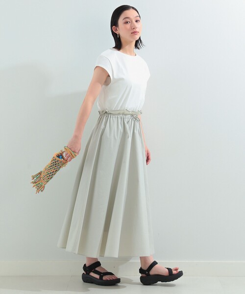 RayBEAMS/イソザイキリカエフレンチスリーブワンピース