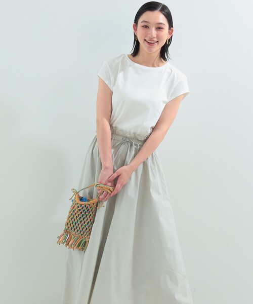 RayBEAMS/イソザイキリカエフレンチスリーブワンピース