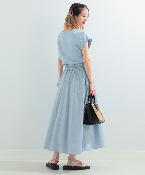 RayBEAMS/イソザイキリカエフレンチスリーブワンピース