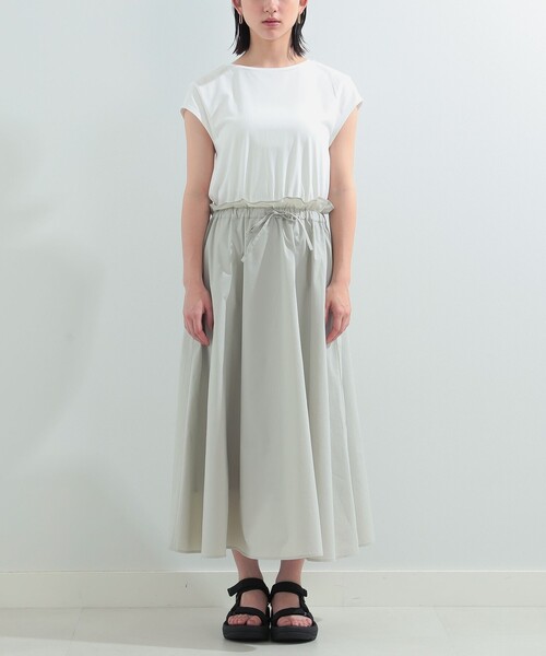 RayBEAMS/イソザイキリカエフレンチスリーブワンピース